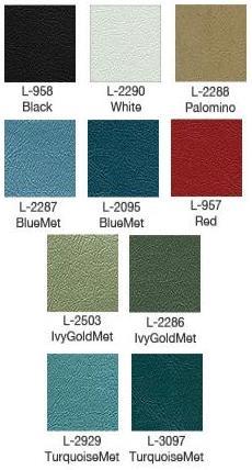 1965 Galaxie Door Panel Color Chart