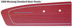 1966 66 Mustang Standard Door Panels
